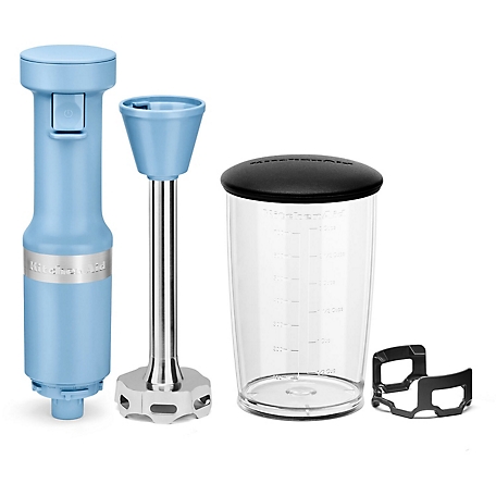 KitchenAid Cordless Variable Speed Hand Blender with Chopper and Whisk  Attachment in Blue Velvet, KHBBV83VB at Tractor Supply Co.
