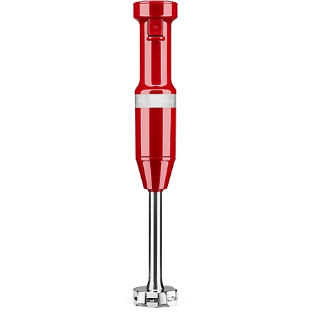KitchenAid Corded Variable-Speed Immersion Blender in Empire Red with Blending Jar, KHBV53ER