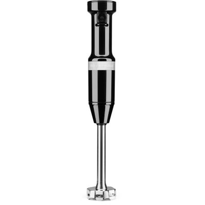 KitchenAid Corded Variable-Speed Immersion Blender in Onyx Black with Blending Jar, KHBV53OB