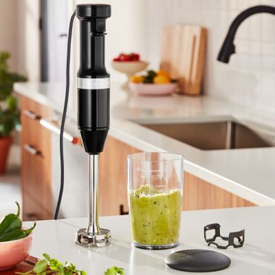 Image showing  Corded Variable-Speed Immersion Blender with Blending Jar, Onyx Black