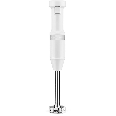 KitchenAid Corded Variable-Speed Immersion Blender in White with Blending  Jar, KHBV53WH at Tractor Supply Co.