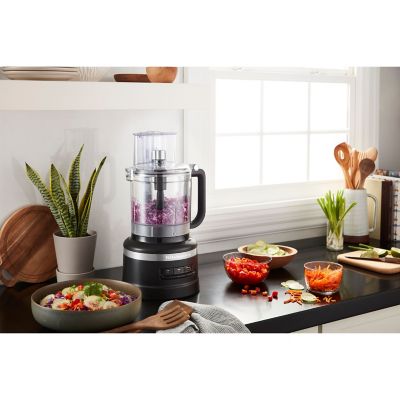 Image showing 9 th KitchenAid 13-Cup Food Processor with Work Bowl, Black Matte