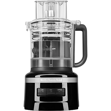 KitchenAid 13-Cup Food Processor with Work Bowl in Onyx Black, KFP1318OB