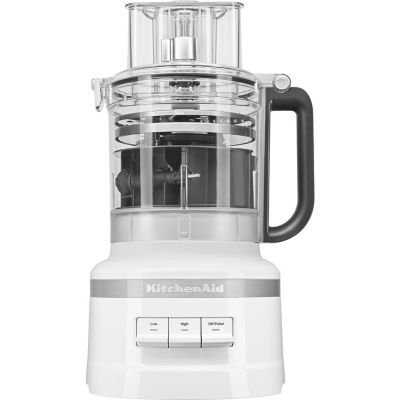 KitchenAid 13-Cup Food Processor with Work Bowl in White, KFP1318WH