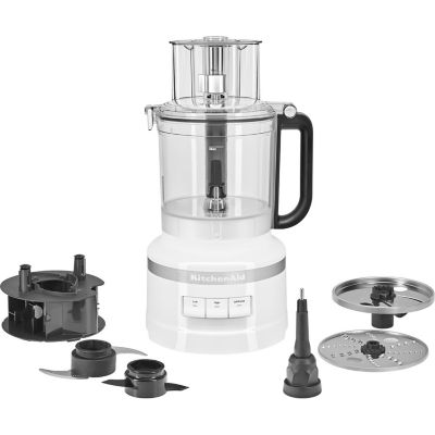 Image showing  13-Cup Food Processor with Work Bowl, White