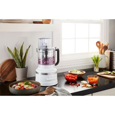 Image showing 6 th KitchenAid 13-Cup Food Processor with Work Bowl, White