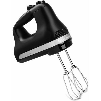 KitchenAid Ultra Power 5-Speed Hand Mixer in Black Matte, KHM512BM