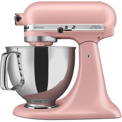 Image showing  5 qt. Artisan Series Tilt-Back Head Stand Mixer, Matte Dried Rose