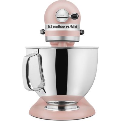 Image showing  5 qt. Artisan Series Tilt-Back Head Stand Mixer, Feather Pink