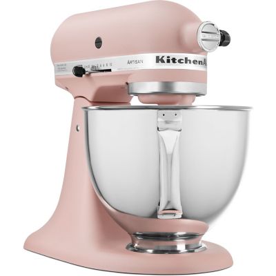Image showing  5 qt. Artisan Series Tilt-Back Head Stand Mixer, Feather Pink