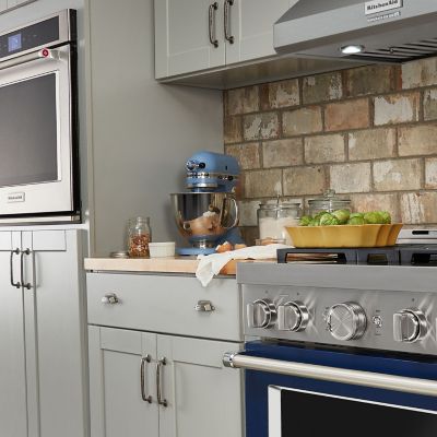 Image showing 5 th KitchenAid 5 qt. Artisan Series Tilt-Back Head Stand Mixer, Blue Velvet