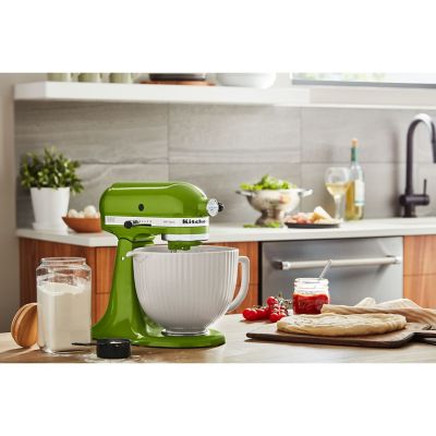 Image showing  5 qt. Ceramic Bowl for Tilt-Head Stand Mixers, Classic Columns