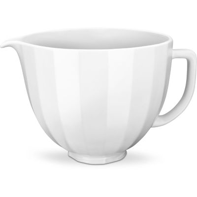 Image showing  5 qt. Ceramic Bowl for Tilt-Head Stand Mixers, White Shell