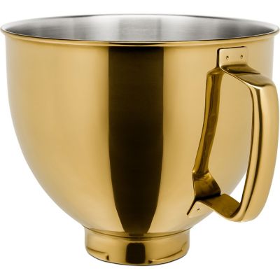 Image showing  5 qt. Tilt-Head Metallic Finish Stainless Steel Bowl, Radiant Gold
