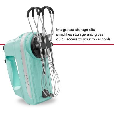 Image showing  6-Speed Hand Mixer with Flex Edge Beaters, Ice