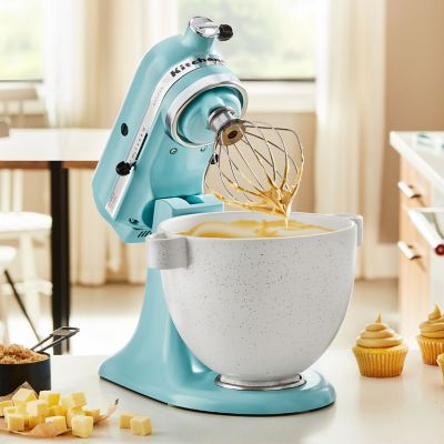 Image showing 5 th KitchenAid 5 qt. Artisan Series Tilt-Back Head Stand Mixer, Mineral Water Blue