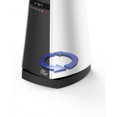 Image showing  Electric Air Logic Warm Bladeless Heater with Remote Control, Black