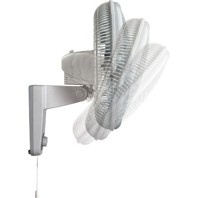 Image showing  16 in. Oscillating Wall Mount Fan with Anti-Rust Grills