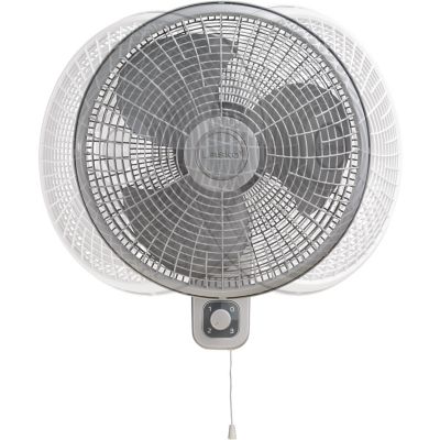 Image showing  16 in. Oscillating Wall Mount Fan with Anti-Rust Grills