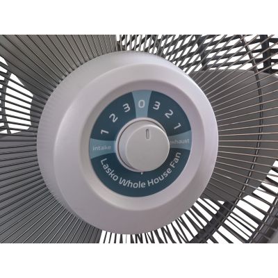 Image showing  16 in. Electrically Reversible Window Fan with Storm Guard