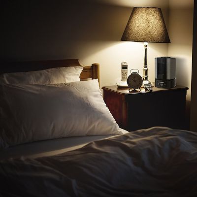 Image showing  Slumberbreeze 2-in-1 Personal Fan with White Noise, Black, SB100