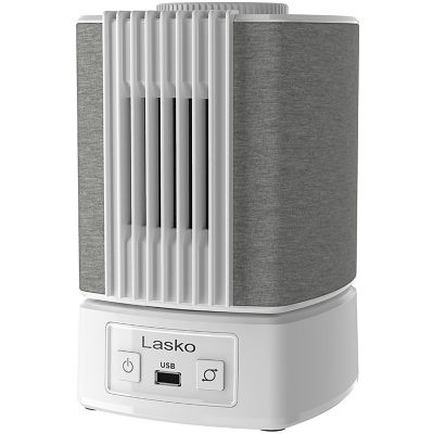 Lasko Slumberbreeze 2-in-1 Personal Fan with White Noise, White, SB101