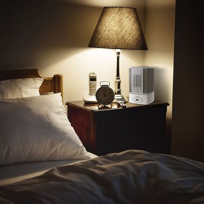 Image showing  Slumberbreeze 2-in-1 Personal Fan with White Noise, White, SB101