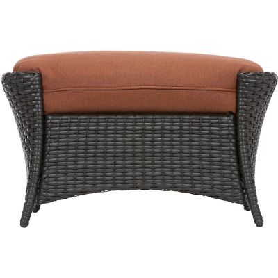 Image showing  Corrolla Allure 2 pc. Wicker Set with Oversized Armchair and Ottoman