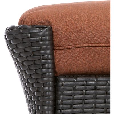 Image showing  Corrolla Allure 2 pc. Wicker Set with Oversized Armchair and Ottoman