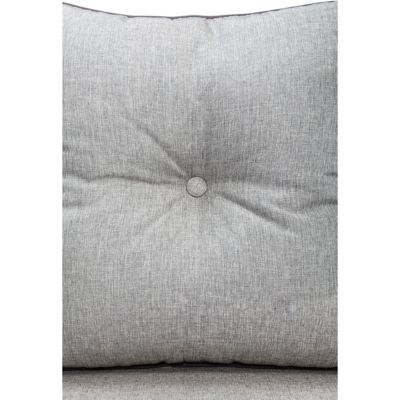 Image showing  Lawrence 7 pc. Dining Set in Silver Linings with 6 Swivel Rockers and a 66 in. x 38 in. Glass-Top Table