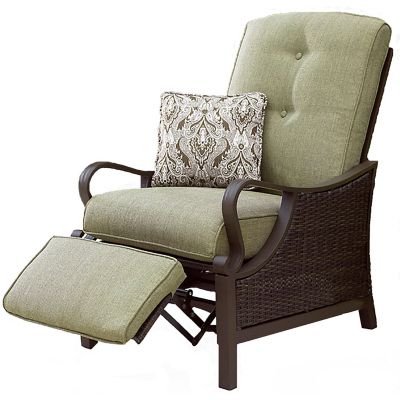 Cambridge Saratoga Outdoor Luxury Recliner in Vintage Meadow
