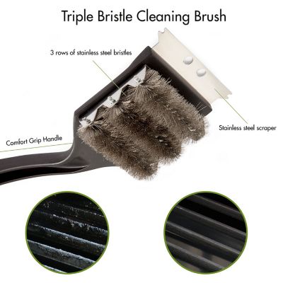 Image showing  Triple Bristle Grill Cleaning Brush, CCB-100