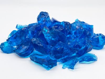 Element Fireglass Large Turquoise Fire Glass 10 lb.