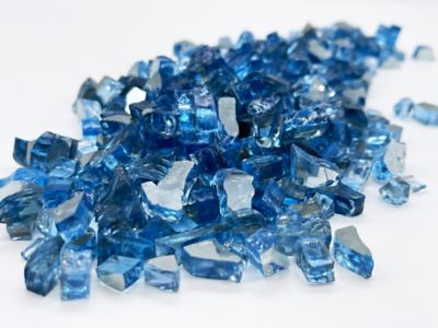 Element Fireglass Medium Pacific Blue Reflective Fire Glass 10 lb., 12287