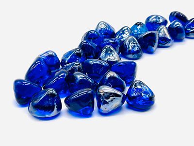 Element Fireglass Smooth Cobalt Diamond Fire Glass 10 lb., 310222