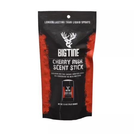 Big Tooth 3.33 oz Cherry Rush Wax Stick Game Attractants