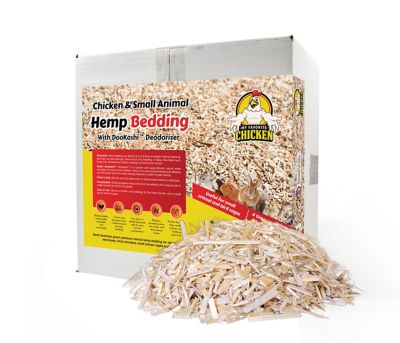 My Favorite Chicken Hemp Chicken Coop Bedding with DooKashi Odor Eliminator, 1 cu ft