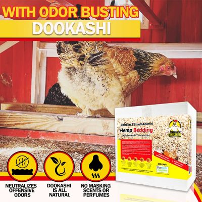 Image showing  Hemp Chicken Coop Bedding with DooKashi Odor Eliminator