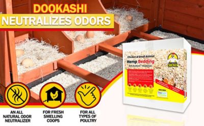 Image showing 9 th My Favorite Chicken Hemp Chicken Coop Bedding with DooKashi Odor Eliminator