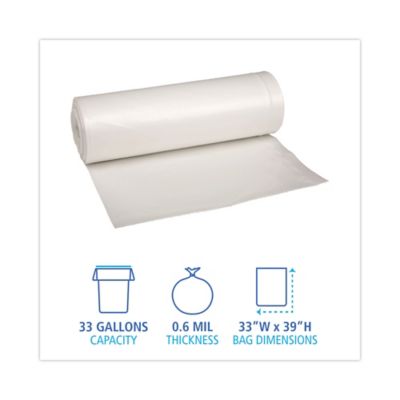Image showing  33 gal. Low-Density Waste Can Liners, 150 ct.
