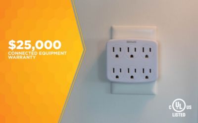 Image showing  15A 6-Outlet Wall Tap, Grounded