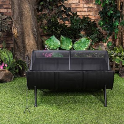 Image showing  35 in. Wood-Burning Barrel Burner