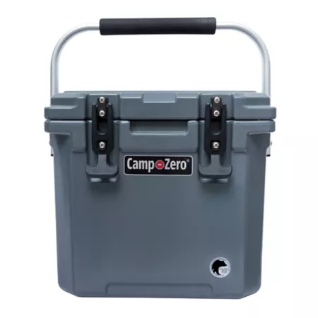 Camp-Zero 12.6 quarts Premium cooler with folding handle and molded beverage holders Chest Coolers