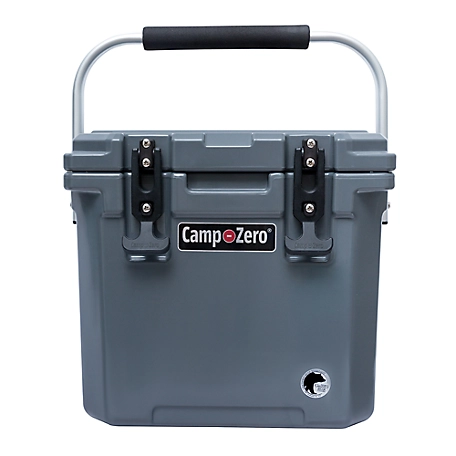 Camp-Zero 12L - 12.6 Qt. Premium Cooler with Folding Handle and Molded-In Drink Holders