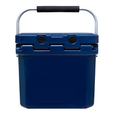 Image showing  12.6 qt. Premium Hard-Sided Cooler with Folding Handle and Molded-In Drink Holders