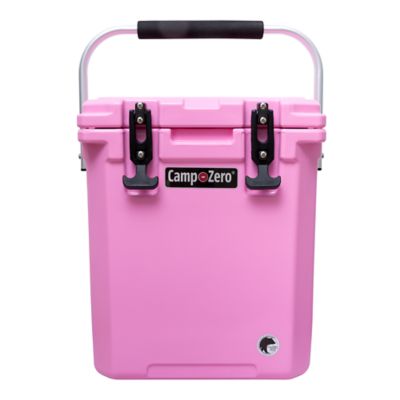 Camp-Zero 16L Premium Hard-Sided Cooler with Removable Divider and 2 Molded-In Cup Holders