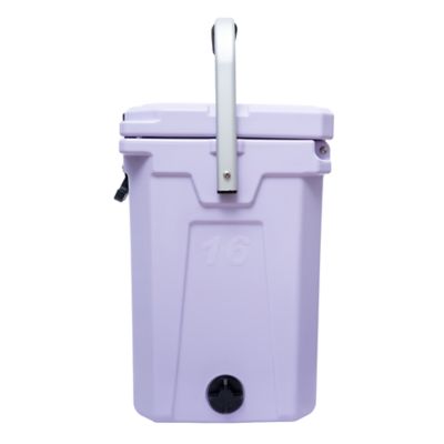 Image showing  16L Premium Hard-Sided Cooler with Removable Divider and 2 Molded-In Cup Holders