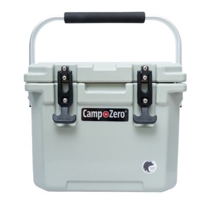 Camp-Zero 10L - 10.6 Qt. Premium Cooler with Folding Handle and Molded-In Drink Holders