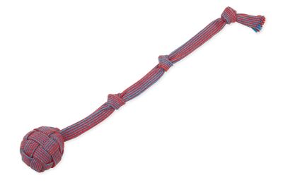 Mammoth Extra Webbing Ball Dog Toy with Fling Handle