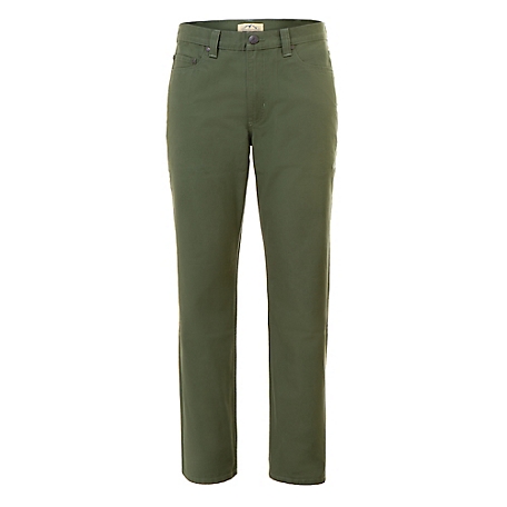 Blue Mountain Relaxed Fit Mid-Rise 5-Pocket Canvas Pants at